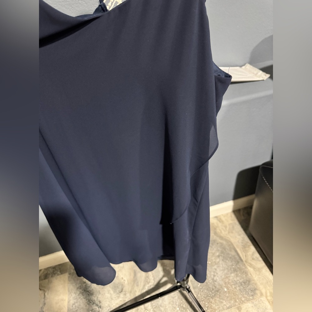 Maurices Midnight Blue Backless Dress with Crochet Accent - Picture 4 of 6